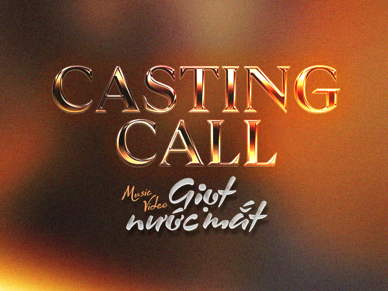ESUHAI THÔNG BÁO CASTING DIỄN VIÊN MV “GIỌT NƯỚC MẮT”